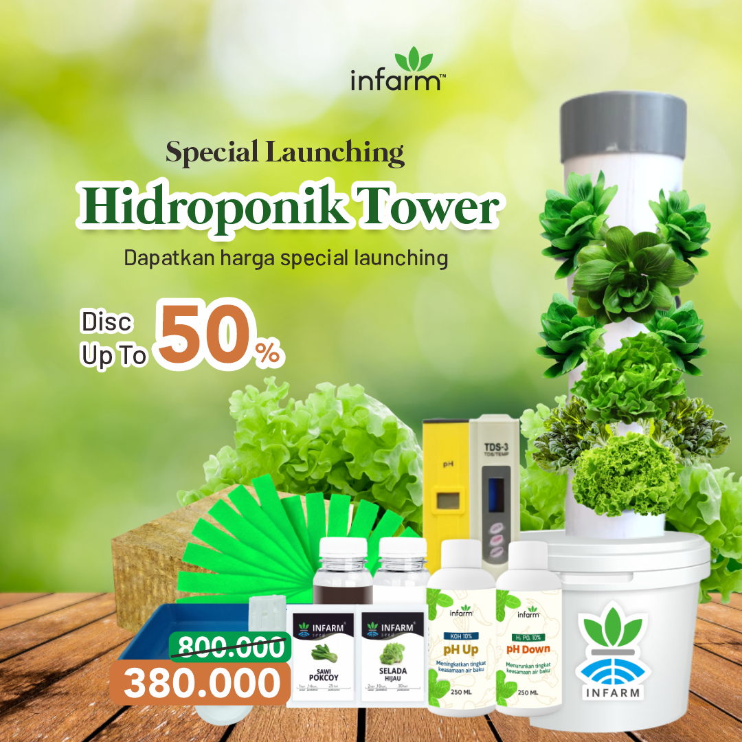 Hebohh!!! Yang ditunggu tunggu akhirnya datang jugaa!! Akhirnya udah gak ragu lagi kalau mau nanem. Walaupun keterbatasan lahan, tetep bisa panen sayuran yang lebaaat banget. Sudah punya koleksinya belom? Hehe, semangat berkebun yaa sobat infarm.